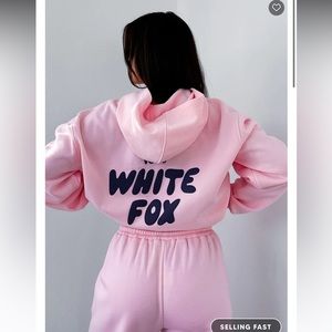 Brand new with tags white fox hoodie